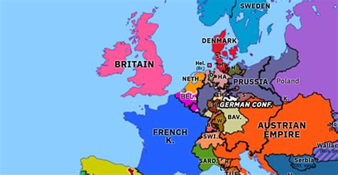 Accession of Queen Victoria | Historical Atlas of Europe (20 June 1837) | Omniatlas