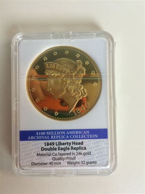 G209 1849 Double Eagle replica - Rubber City Auctions in Akron Ohio