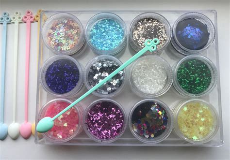 Glitter for Slime Glitter Box Holographic Glitter FREE - Etsy