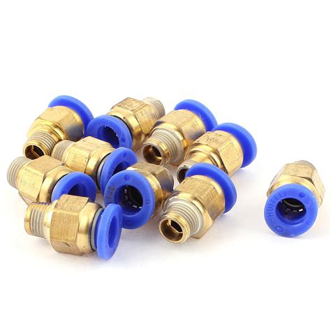 Air Line Hose 1/8BSP Male Thread 8mm Tube Quick Release Coupler Fittings 10pcs - Walmart.com