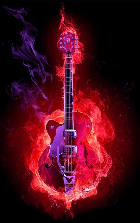 Flaming Guitar Wallpapers - 4k, HD Flaming Guitar Backgrounds on ...