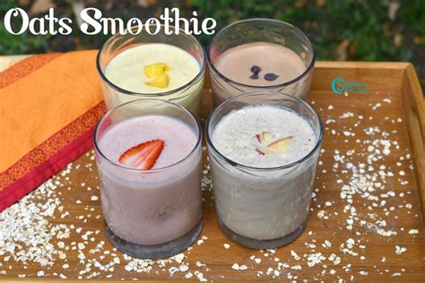 4 Best Oats Smoothies Recipe - Subbus Kitchen