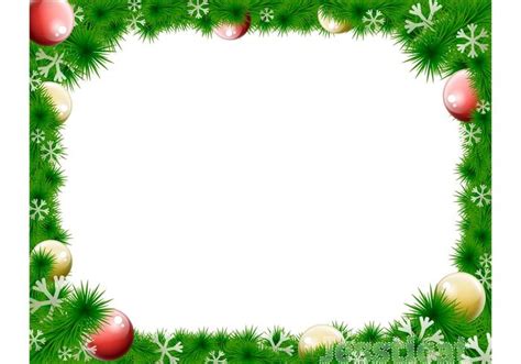 free christmas wreath border clip art - Clipground