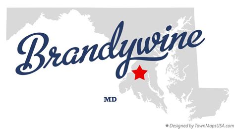 Map of Brandywine, MD, Maryland