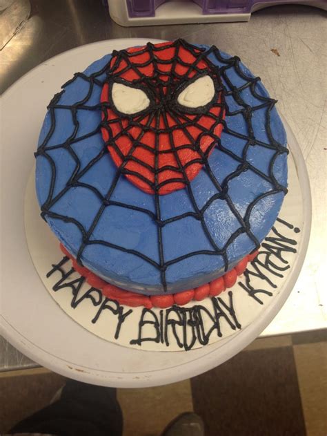 Spider-Man ice cream cake | Keegan's Birthday | Pinterest