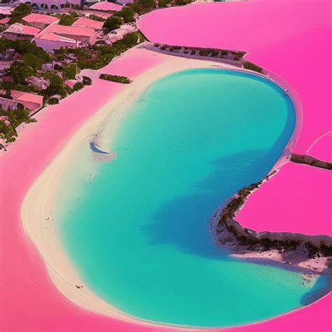 Pink Ocean Graphic · Creative Fabrica