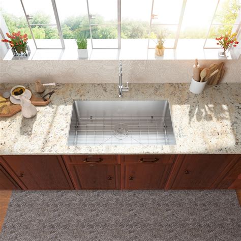 Lordear 32" L x 19" W Undermount Kitchen Sink with Accessories | Wayfair