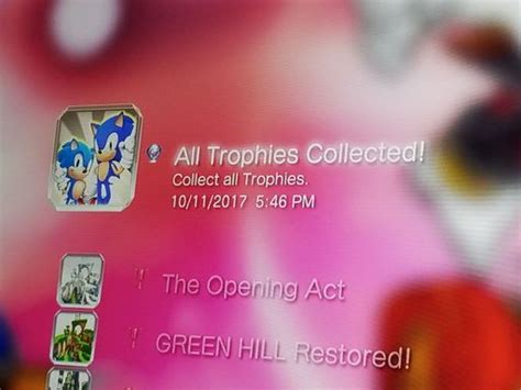 All trophies in Sonic Generations PS3 | Sonic the Hedgehog! Amino