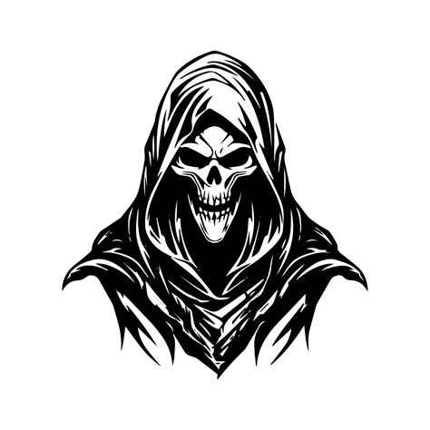 grim reaper hand drawn illustration 25280989 Vector Art at Vecteezy