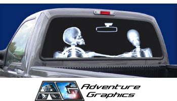 Vehicle Graphics - Rear Window Graphics - X-Ray Custom Truck or SUV Rear Window Graphic by ...