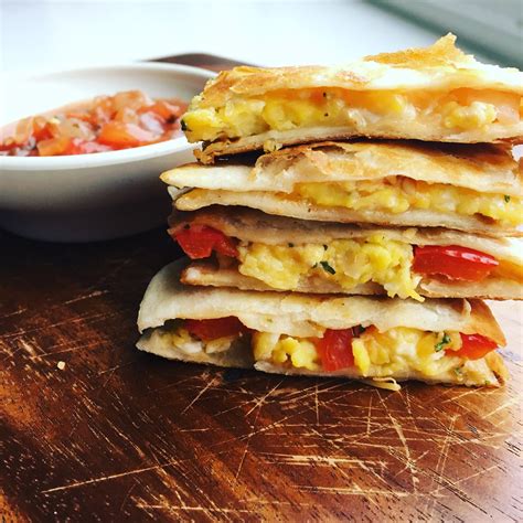 Egg Cheese and Red Pepper Quesadilla - Choose Joy with Kati