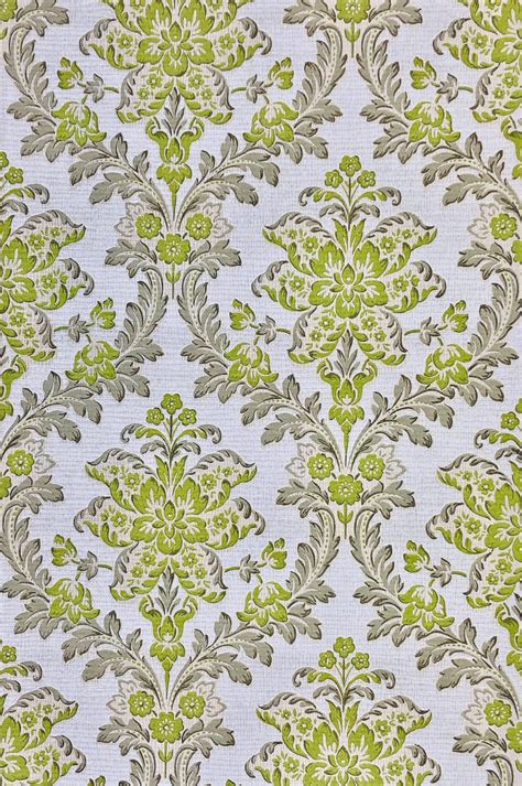 Download Green Floral Textured Fabric Wallpaper | Wallpapers.com