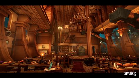 Stylized Pirate Tavern (Modular) ( Pirate , Pirate , Tavern , Stylised ...