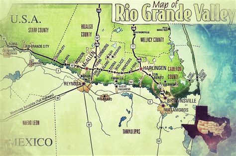 Map Rio Grande Valley Texas - Share Map