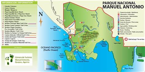 Manuel Antonio National Park Costa Rica Map | Island Maps