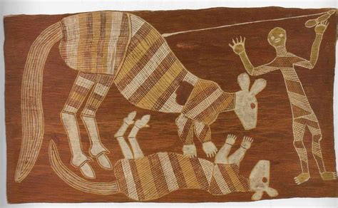 BARDGADUBBA Bark paintings | Aboriginal Bark Art | Aboriginal art ...