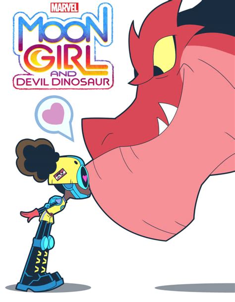 Moon Girl and Devil Dinosaur by TonyNeely on DeviantArt