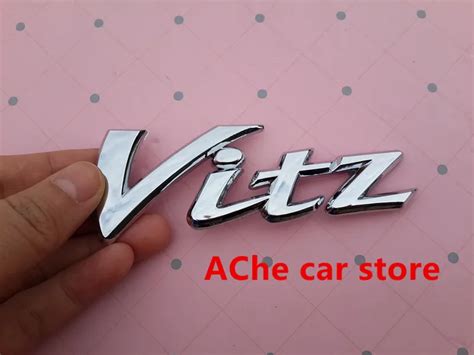 Free shipping 3D Vitz sticker badge emblem car logo Car styling auto accessories-in Car Stickers ...