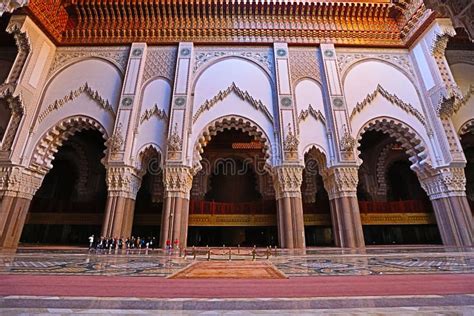 Interior View of the Hassan II Mosque , Casablanca, Morocco. Stock Image - Image of world ...