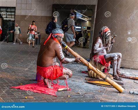 Indigenous Music Performers on Circular Quay Sydney New South Wales ...