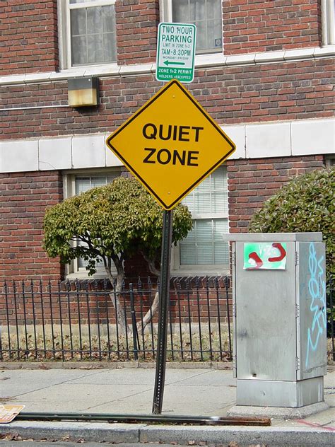 Quiet Zone sign [02] - a photo on Flickriver