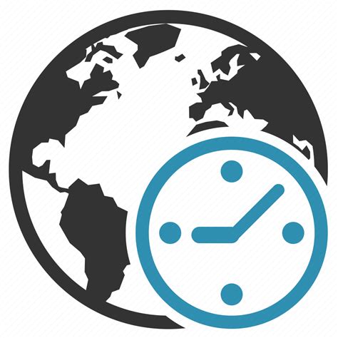 Earth, time zone, world, clock icon - Download on Iconfinder