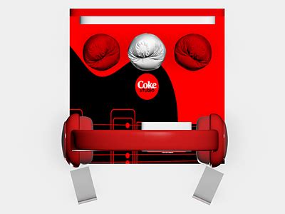 Coca Cola Music - 3D Stand Design Version - 1 by Taguhi Margarian on Dribbble