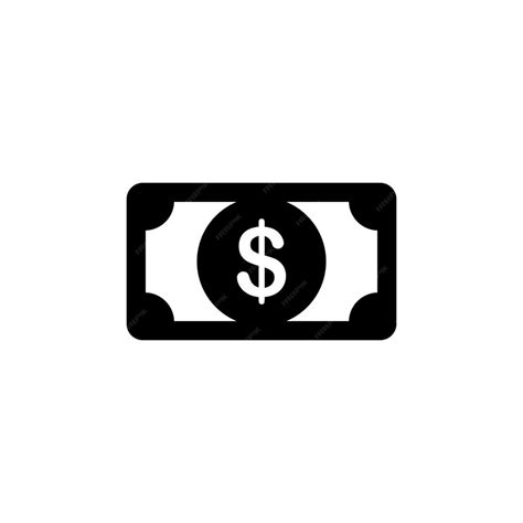 Premium Vector | Money dollar cash icon in black. financial concept. vector eps 10. isolated on ...