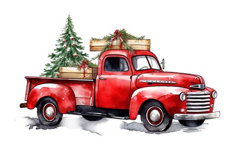 Christmas Truck Tree Svg Jpg Png Digital Download,, 56% OFF