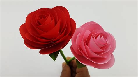 How To Make Paper Roses Step By Step Easy