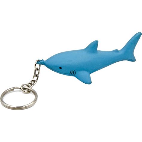 Promotional Shark Keychain Stress Toys with Custom Logo for $0.788 Ea.