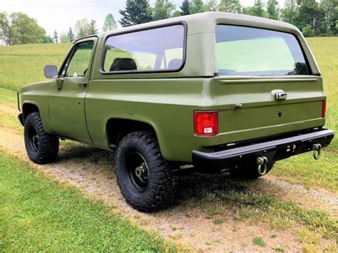 1986 chevy K5 military M1009 blazer diesel cucv vintage restored