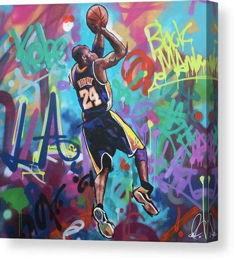 Kobe Bryant Canvas Print | 1000 | Kobe bryant, Kobe bryant dear ...