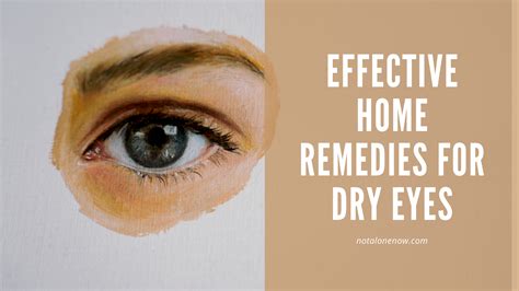 3 Simple Effective 1 Ingredient Home Remedies For Dry Eyes + Tips