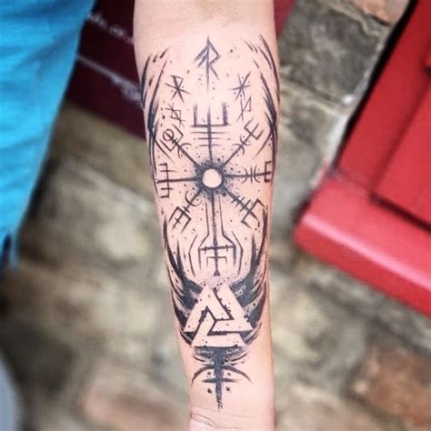 80 Viking Compass Tattoo Designs You Need To See! | Outsons