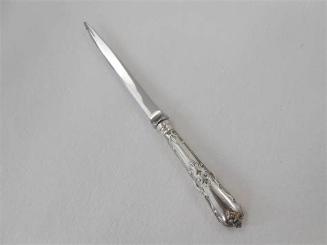 Letter Opener with Sterling Silver Handle dated 1859