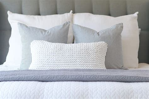 An Inexpensive Way to Refresh Your Bedroom Space...New Pillow Covers!