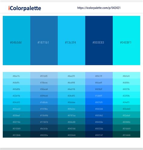 37 Latest Color Schemes with Dark Turquoise And Deep Sky Blue Color ...