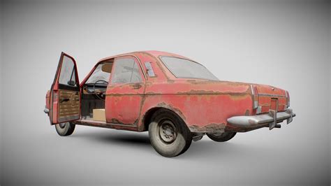 Old Soviet Car - 3D model by Azusa (@azusanyan1992) [87abc00] - Sketchfab