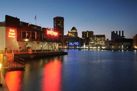 Inner Harbor view - Rusty Scupper, Baltimore Traveller Reviews ...