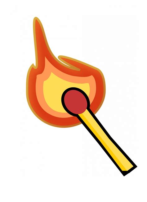 Lit Matchstick Lit Match Clipart - Clip Art Library