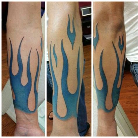 Hot rod flames tattoo | Blue flame tattoo, Flame tattoos, Fire tattoo