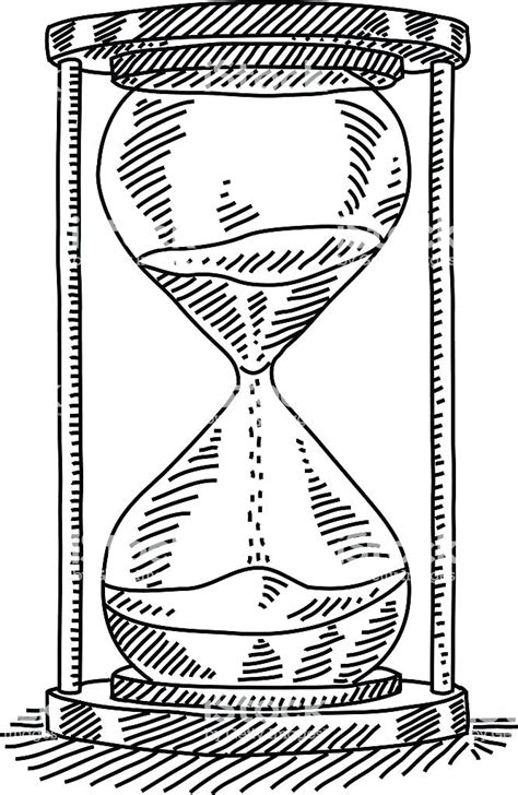 Broken Hourglass Drawing at PaintingValley.com | Explore collection of ...