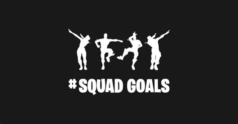 Squad Goals - Fortnite - Sticker | TeePublic