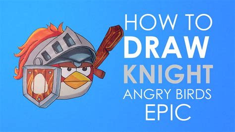 How to draw - Knight - Angry Birds Epic | Facedrawer