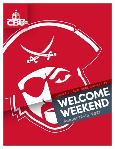 CBU Welcome Weekend 2021 by Christian Brothers University - Issuu