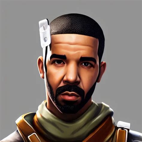 drake fortnite skin, concept art, Trending on | Stable Diffusion