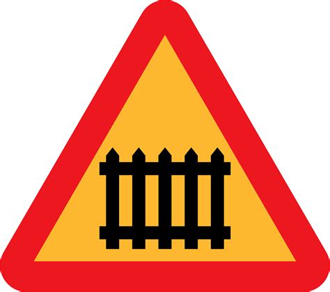 Clipart - fence/gate roadsign