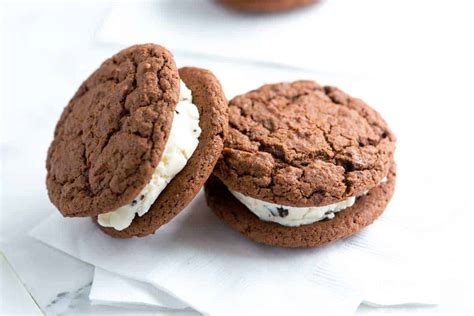 Homemade Chocolate Cookie Ice Cream Sandwiches