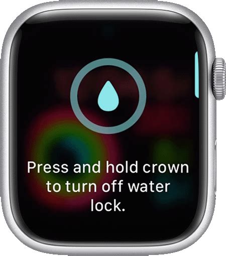 How to use Water Lock and eject water from your Apple Watch - Apple Support